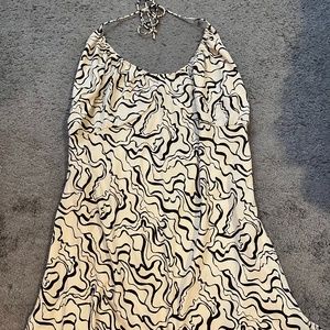 Abercrombie Halter Ruched Mini Dress - Size XL
